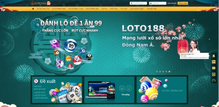 Trang web mua bạch thủ lô Loto188.com uy tín hàng đầu